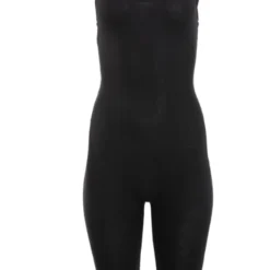 Lorlie ROMPERS BODY HUGGING BLACK BIKER ROMPER