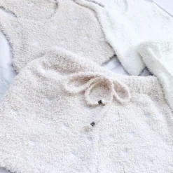 Lorlie DREAMING OF YOU COZY POWDER PINK TOP TOPS