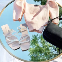 Lorlie TOPS FOREVER RIBBED PUFFY CROP TOP