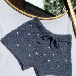 Lorlie COZY AND VIBING BLUEBERRY SHORTS