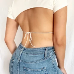 Lorlie ON YOUR OWN OPEN BACK TOP