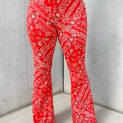 Lorlie GONE BAD BANDANA FLARE PANTS