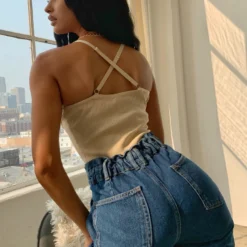 Lorlie RIBBED ESSENTIALS NUDE BODYSUIT