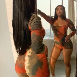 Lorlie GET THROUGH IT TIE DYE BODYSUIT SET SETS