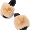 Lorlie SNUGGLE TAN FAUX FUR SLIDE