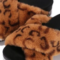 Lorlie SHOES SPOT ON CHEETAH RHINESTONE PLATFORM