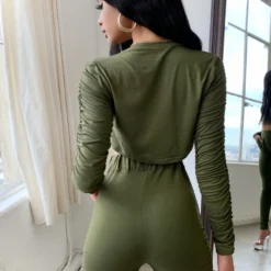 Lorlie OUT DAY AND NIGHT OLIVE STACKED SET