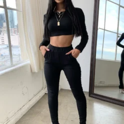 Lorlie OUT DAY AND NIGHT BLACK STACKED SET SETS