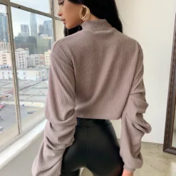 Lorlie TOPS NOT TAKING SIDES MOCK NECK TOP