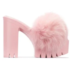 Lorlie BADDIE BUT SWEET PINK PLATFORM HEELS SHOES