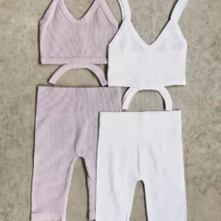 Lorlie ON MY MIND RIBBED SET