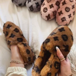 Lorlie SHOES SWEET TOUCH TAN FAUX FUR LOAFER