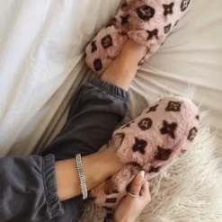 Lorlie SWEET TOUCH PINK FAUX FUR LOAFER