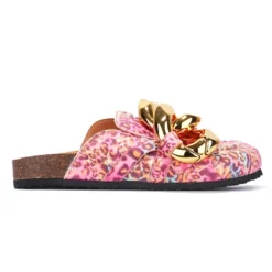 Lorlie BOUNCING BACK CHAIN FLAT MULE