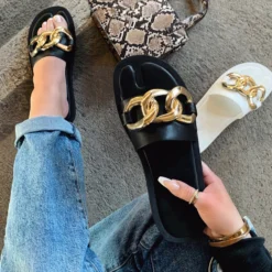 Lorlie LAVISH LIFESTYLE BLACK SANDAL SHOES