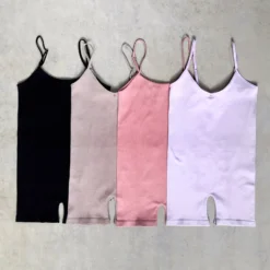 Lorlie EVERYDAY RIBBED SEAMLESS ONESIE ROMPERS