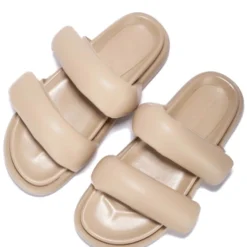 Lorlie MISS PUFF TWO STRAP NUDE SANDAL