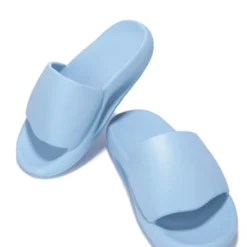 Lorlie ASTRO RUBBER BLUE SLIDE SHOES