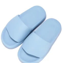 Lorlie ASTRO RUBBER BLUE SLIDE SHOES