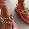 Lorlie DON'T SLEEP ON PINK PLATFORM SANDAL
