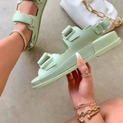 Lorlie ELEVATED MINT GREEN DAD SANDAL