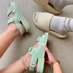 Lorlie ELEVATED MINT GREEN DAD SANDAL