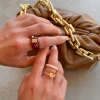 Lorlie NEED A LATTE RING TRIO