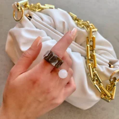 Lorlie CHUNKY CHOCO FRAPPE RING SET