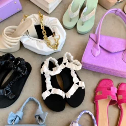 Lorlie TOP TREND WHITE DAD STRAP SANDAL