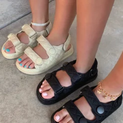 Lorlie SOL Y LUNA NUDE DAD SANDAL SHOES