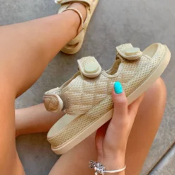 Lorlie SOL Y LUNA NUDE DAD SANDAL SHOES