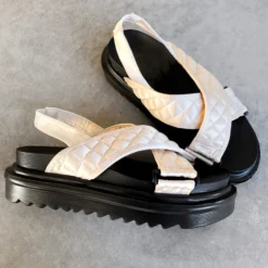 Lorlie GRABBING ALL TRENDS NUDE DAD SANDAL SHOES