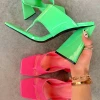 Lorlie SHE'S SO RETRO GREEN BLOCK HEEL