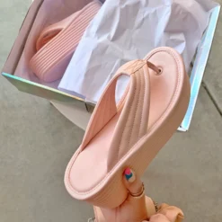 Lorlie HEAT & WAVES PINK THONG SANDAL