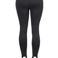 Lorlie SERVING LOOKS STIRRUP BLACK LEGGINGS