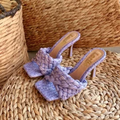Lorlie SEA SIDE LAVENDER HEEL MULE