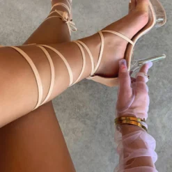 Lorlie CUTE WITH AN ATTITUDE NUDE PLATFORM HEELS WOMENS