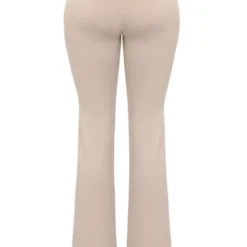 Lorlie BOTTOMS BREAKING RULES OATMEAL FLARE PANTS