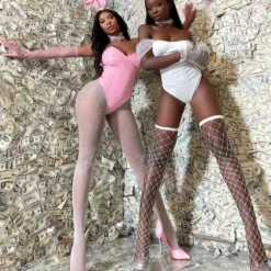 Lorlie WHITE BUNNY IN WONDERLAND SEXY HALLOWEEN COSTUME