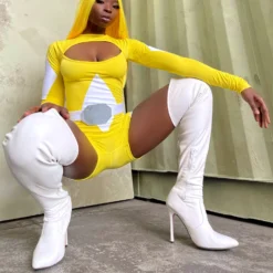 Lorlie ALL COSTUMES MORPHIN TIME! SEXY SUPERHERO MOVIE CHARACTER HALLOWEEN COSTUME