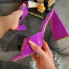 Lorlie HEELS ISSA MYSTERY PURPLE HEEL MULE