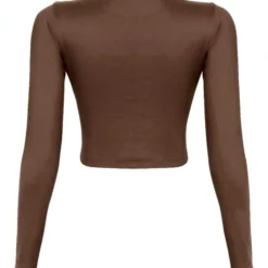 Lorlie WAITING UNTIL MIDNIGHT BROWN TOP TOPS