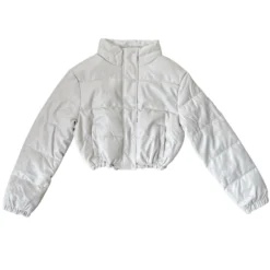 Lorlie HIGH STYLE CROPPED PUFFER JACKET WOMENS