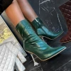 Lorlie RICH FANTASY GREEN HEEL BOOT WOMENS