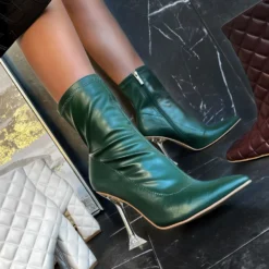 Lorlie RICH FANTASY GREEN HEEL BOOT WOMENS