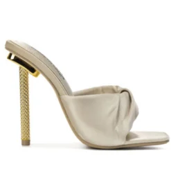 Lorlie WOMENS GLAM SZN OFF WHITE HEEL MULE
