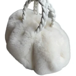 Lorlie ACCESSORIES SO WARM WHITE FUR MINI BAG
