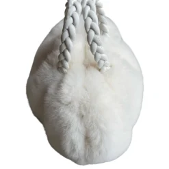 Lorlie ACCESSORIES SO WARM WHITE FUR MINI BAG