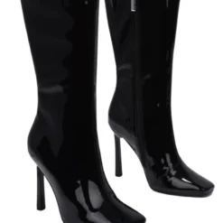 Lorlie STEAL THE NIGHT BLACK PATENT BOOT