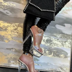 Lorlie SIMPLE PLEASURE CLEAR PLATFORM HEEL WOMENS